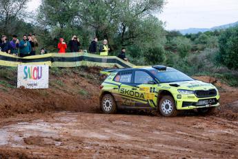 José Antonio Suárez-Alberto Iglesias (Škoda Fabia RS Rally2). RallyRACC 2023